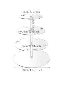 3-stufiger acrylischer Champagnerpyramidenständer mit 32 Löchern, transparenter rechteckiger schwimmender Strohhalterständer für Partys, Hochzeiten, Schulen, Feiern