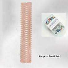 1 Grande e 1 Piccolo + 50pz Fermagli in silicone per orlo, eccellenti strumenti per cucire, ottimi anche come regalo per mamme e sarti, piccoli utensili molto interessanti e utili