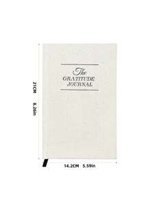 1 White Daily Gratitude And Reflection Journal