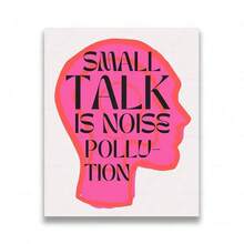 1 件斯堪的纳维亚简约墙面艺术免费心灵扭曲现实帆布海报印刷家居卧室客厅装饰礼物可选框架 - 彩色 - 查看 33