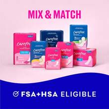 Carefree Panty Liners For Women, Regular, Wrapped, Unscented, 54ct |   Pantiliners, Carefree Liners, Daily Liners For Women, Light Periods And Leaks, 8-Hour Odor Control |   54ct (Packaging May Vary)