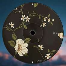1pc 2D Floral Pattern Retro Style Reusable 8-Inch Round Metal Plaque, Green Leaves & Vines Decor, Suitable For Home & Wall Art, Ideal For Bar, Cafe, Club, Dorm - Perfect Gift, Random Hole Design