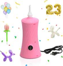 ID IDAODAN Balloon Pump Electric Air Pumps For Long Balloons, Electric Air Balloon Pump, Balloon Inflator For Foil Twisty Animal Balloons In Birthday Party For Decorations - 美規A型插(110-127V) - 查看 8