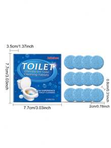 Toilet Cleaning Effervescent Tablets Daily Household Toilet Descaling, Toilet Cleaning, Deodorizing And Cleaning Effervescent Tablets