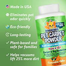 Bodhi Dog Natural Carpet Deodorizer Powder - Dry Pet Smell Eliminator &Amp; Urine Odor Remover - Loosens Fur &Amp; Dirt - Plant-Based And  Room Freshener For Home - Fresh Laundry (Pack Of 1) - Cucumber Melon - View 3