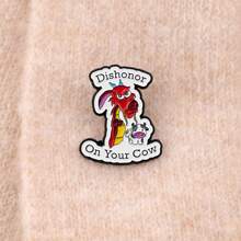 Disney 1 pièce Broche émail Mulan & Mushu Disney - Adorable badge pour sacs et vêtements, école