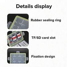 llano Camera Battery Box Professional Waterproof Resistant Memory Card Sd Tf Card Protector Case - LJN-DCH01(Universal) - View 9