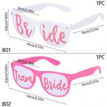 Bride To Be Glasses Bridal Shower Bachelorette Hen Party Photo Booth Props Wedding Party Decoration Bridesmaid Glasses