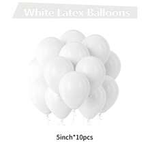 White Balloons 5/10/12/18 Inches, 10/30/50/70/90pcs White Latex Party Balloons Helium Balloons, Suitable For Weddings, Birthdays, Showers, Engagements, Wedding Anniversaries, Decorations, Graduation Celebrations, Bachelor Parties - White - View 15