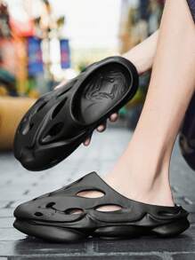 Men Breathable Casual Slip-On Dual-Use Sandals, And Comfortable For Spring/Summer