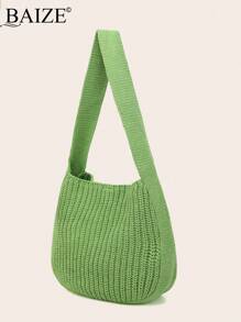 ENBEI Bolso de playa para vacaciones de verano, bolso de ganchillo elegante y de moda, bolso bandolera de gran capacidad para mujer, excelente para el verano, vacaciones y uso diario, esencial de viaje para estudiantes universitarios, mujeres de negocios casuales, regalo del Día de la Madre, regalo del Día del Maestro, regalo de dama de honor para bodas