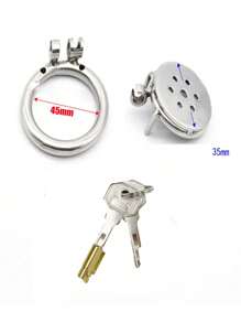 45mm/50mm Male Chastity Cages Penis Lock For SM Products Stainless Steel Penis Cock Rings Erotics Game For Adults Chastity Device Cock Lock Sex Toys