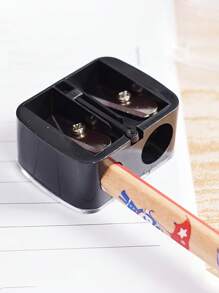 Double Holes Precision Lipstick Cosmetic Pencil Sharpener For Eyebrow Lip Liner Eyeliner Pencil Gift School Supplies