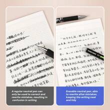 2pcs/4pcs/12pcs/24pcs/27pcs Erasable Ball Pens (Black/Red/Blue/Green Refills Available), 0.5mm Thermal Erasable Ink Pen, Durable & Easy To Correct, Keep Text Neat, Creative Student Stationery, Suitable For Note-Taking, Pricing, Highlighting Etc., Can Be Given As Learning Rewards, School Prizes To Students, Classmates, Teachers