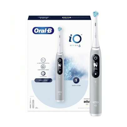 Oral-B IO Series 6 Rechargeable Electric Toothbrush Grey Opal