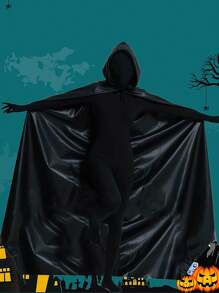 2pcs Invisibility Cloak Costume Cosplay Invisibility Man Adult Tight-Fitting Clothes Stage Performance Costumes Paired With Long Capes And Cloaks, Festival Costume Props