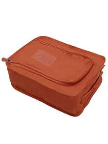 Bolsa organizadora portátil para sapatos de futebol com alça e compartimento para guardar calçados, incluindo capa protetora contra poeira. Ideal para viagens, cruzeiros e férias. Perfeita para guardar seus sapatos. - Multicolorido - Ver 11