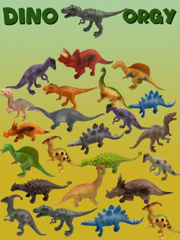6 pièces/set Jouets de modèle de dinosaure réaliste de 5 pouces, cadeau éducatif et intelligent pour enfants, collection de présentation de bureau, jouets de cour/plage, pour garçons et filles