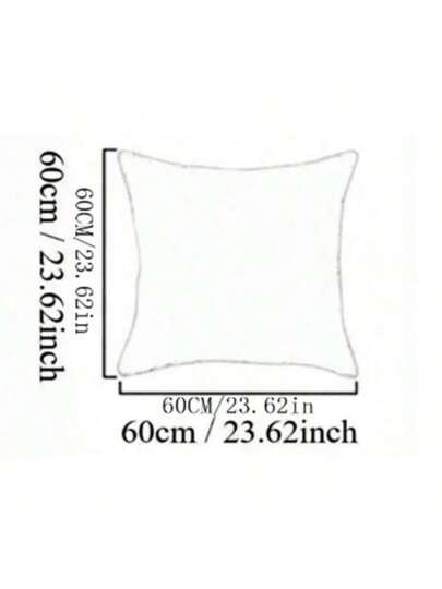 MADE IN TURKEY 100% Micro Polyester Throw Kussen 60x60 Cm 500g Ultra Zachte Durable view 2