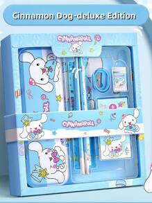 Sanrio Conjunto de Caixa de Presente de Papelaria Sanrio, Material Escolar My Melody, Lápis, Borrachas, Presente Ideal de Aniversário/Volta às Aulas para Crianças, Presente Surpresa