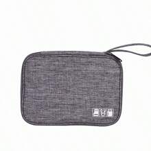 Multifunctional Digital Data Cable Storage Bag Travel Necessary Jorge - Grey - View 1