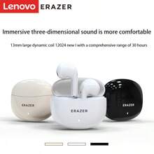 Lenovo Lenovo ERAZER ETK-A01 Semi-In-Ear Bluetooth EarphonesV5.3 TWS Latest Stereo Wireless Multi-Mode GamingOutdoor Sports HD Call Long Battery Life Noise-CancelingEarphones