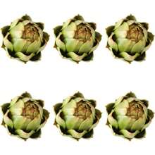6 Pcs Large Green Artificial Artichokes Fake Vegetables And Fruits For Summer Kitchen Wedding Bowl And Vase Decorations