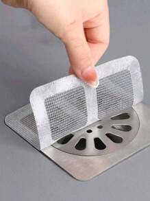 10pcs Disposable Drain Filter, Disposable Kitchen Drain Cover Anti-Clogging Anti-Bug Drain Sticker