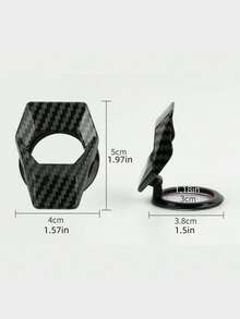 1pc Car One Click Start Decoration Circle Creative Decoration Car Ignition Switch Protection Cover Car Interior Decoration Patch - one-size - View 8