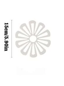6 Stück Set hitzebeständige Silikonblumen-förmige Untersetzer, einfarbige Tassenuntersetzer, Topfunterlagen, rutschfeste Tischsets, Küchenartikel