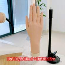 Practice Silicone Hand Foot Model Nail Art Training Display Fake Half Foot Model Pedicure Tattoo Practice Silicone Foot Model Toe Photo Simulation Foot Jewelry Necklace Jewelry Display Silicone Simulation Model