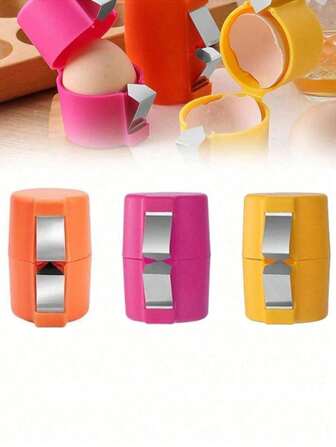 1pc Egg Shell Opener,Egg Tool For Raw Eggs,Handheld Eggs Breaker Multifunctional Egg Cutter Egg And Separator For Cooking Camping Kitchen Gadgets