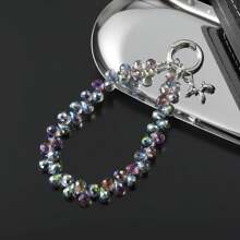 QYDCX Mărgele de sticlă cristalină 8x10mm 20/50 buc, mărgele de cristal fațetate pentru confecționarea bijuteriilor, mărgele de sticlă strălucitoare în formă de lacrimă pentru colier, brățară, cercei, artizanat DIY