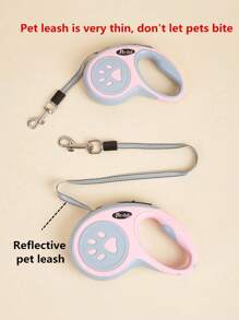 Durable Dual-Button Retractable Dog Leash - Polyamide Material, One-Click Brake And Lock, Comfort Grip, 10-Foot Extendable Lead For Dogs - No Battery Required - For Medium To Large Dogs