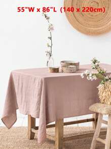 1 Stück minimalistisch frische, mehrfarbige, krauselstrukturierte Tischdecke, maschinenwaschbar für Restaurant, Küche, Picknick, Party, quadratische Tischdekorationen