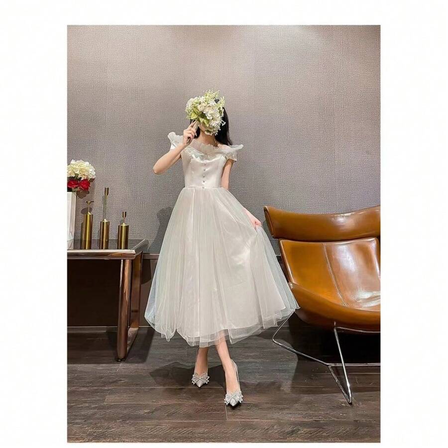 Women Pumps - 香檳色 - 查看 1