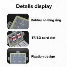 llano Camera Battery Box Professional Waterproof Resistant Memory Card Sd Tf Card Protector Case