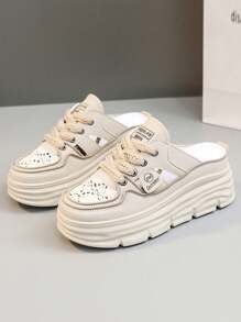 New Women Thick Sole Casual Sports Shoes, Outdoor, Comfortable All-Match, Breathable Running Shoes