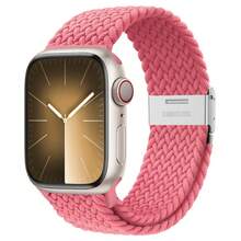 Split Buckle Loop Nylon Strap Compatible With Apple, Adjustable Braided Nylon Single Circle Strap For Apple Watch With Silent Metal Snap Elastic Sports Wristband Compatible 38mm 40mm 41mm 42mm 44mm 45mm 46mm 49mm With Apple Watch Series 1-10, SE, Ultra 1-2 Black And Various Colors, Apple Watch Accessories - Multicolor - View 22