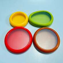 1 pieza/4 piezas Recipientes de almacenamiento de alimentos de plástico transparente para refrigerador con tapas para limón, aguacate, tomate, frutas y verduras, portátiles para el trabajo, con sellado hermético, reutilizables para congelador y refrigerador, suministros escolares