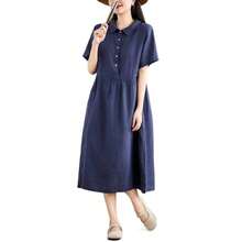 Women Midi Dresses - 咖色 - 查看 6