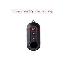 Aafiete Car Rhinestone Cherry Blossom Design Braided Leather Keychain Cover, Suitable For Fiat 500, Boyue, Bravo, Iveco, Olsen Car Key Fob - Pink Diamond Rope - View 6