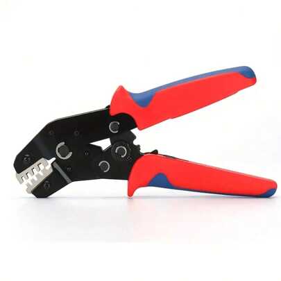 YC1pc Terminal Crimping Pliers SNA-48B, Nickel Iron Alloy Jaws, For 0.5-2.5mm²/20-13AWG Copper Nose Bare Terminals 2.8/4.8/6.3mm Male/Female Butt Terminals, Hand Hardware Tools, Gift For Father