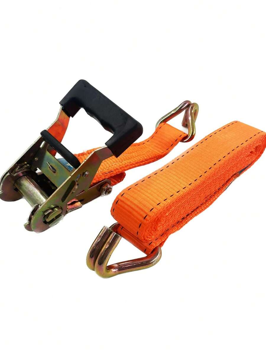 Ratchet Straps, Retractable Tie-Downs With Locking J-Hooks Move, Secure, And Stabilize Loads Like Motorcycles And Other Objectsly. - 25mmx4,5m - Xem 1