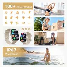 W&O Smartwatch 2.04 AMOLED HD Screen, IP67 Water-Resistant, BT Calling, Wireless Charging, Ultra-Slim Bezel Design With Zinc Alloy & IML Frame, Android/IOS Compatible, Activity Tracker With Health Monitoring,Ideal For Women In Skirts,Dress