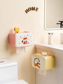 Boîte à mouchoirs murale DIY pour salle de bain, économisant l'espace, imperméable, anti-humidité, support de mouchoirs fait main