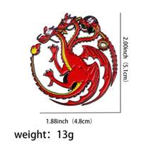 Disney 1 pièce Broche émail Mulan & Mushu Disney - Adorable badge pour sacs et vêtements, école