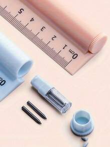 1pc Multifunctional Compass Set Geometry Tool, Used For Students And Professionals' Drawing Measurement And School Supplies, Painting, Architecture, Engineer Supplies, School Supplies, Back To School, Gifts (Pink, Blue, Yellow)