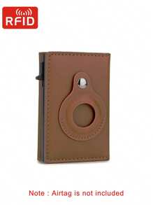 Multifunctional Anti Theft Card Holder Men Wallets For AirTag Slim Thin Women Wallets Money Bags Leather Wallet For Air Tag Purses Smart Wallet