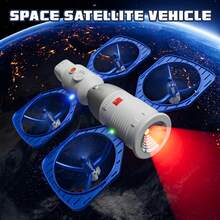 4DRC太空神舟卫星飞行器遥控飞机高清摄像头LED灯男孩女孩玩具生日礼物节日礼物圣诞礼物